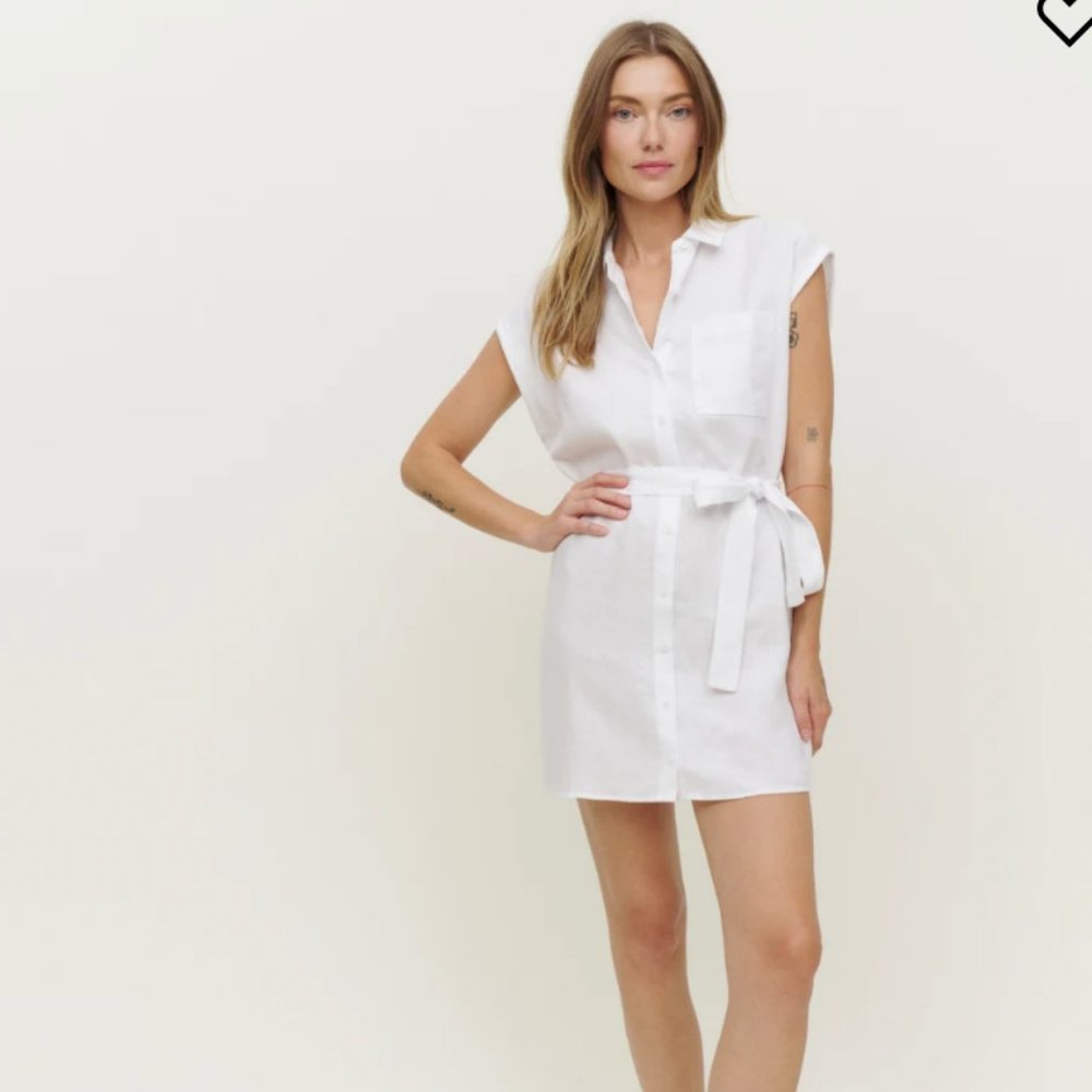 Reformation Linen Aero Dress